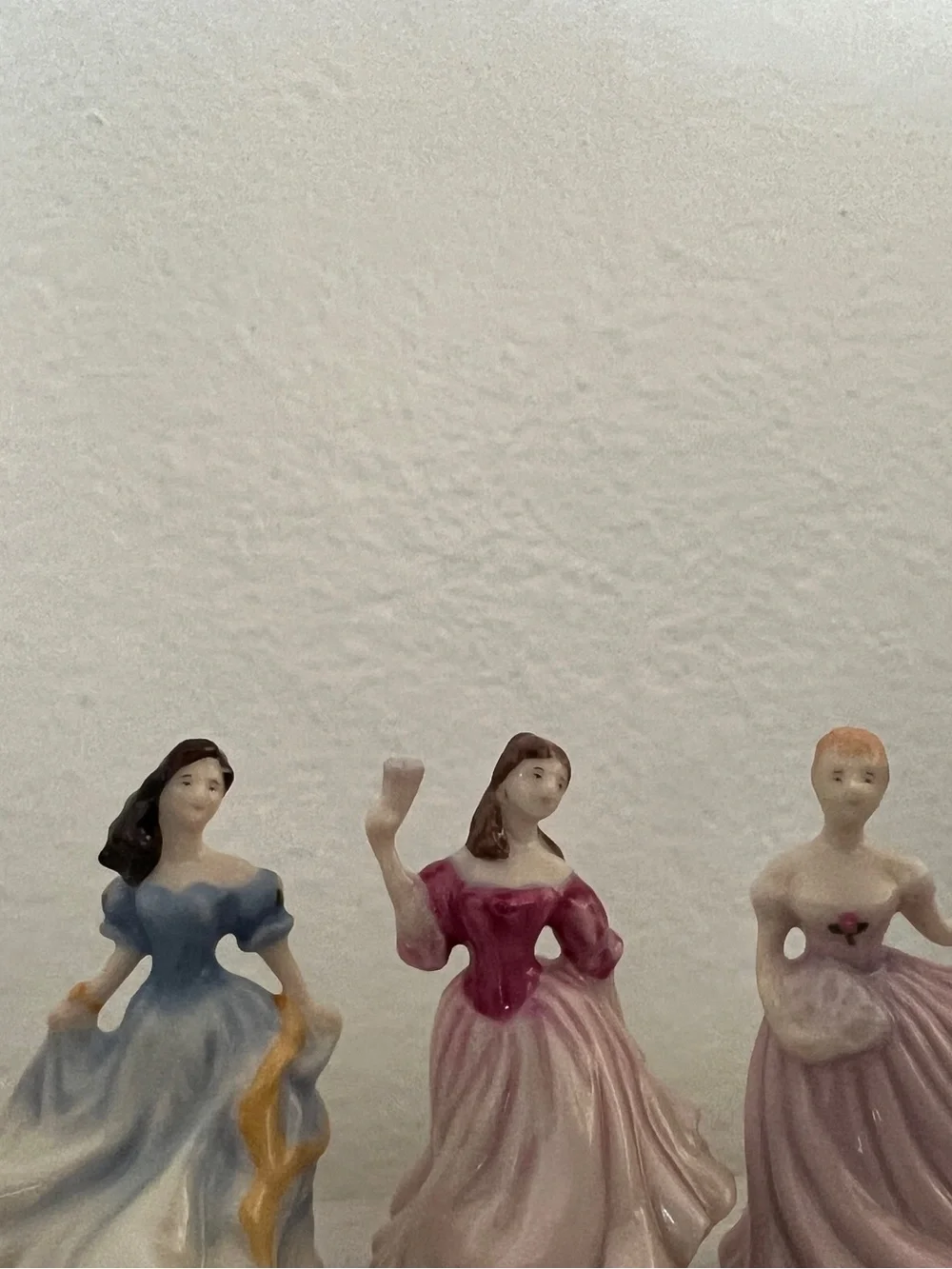 Royal Doulton 2002 Set Of 10 TINY PRETTY LADIES  Mini 2.5” Porcelain Figurines